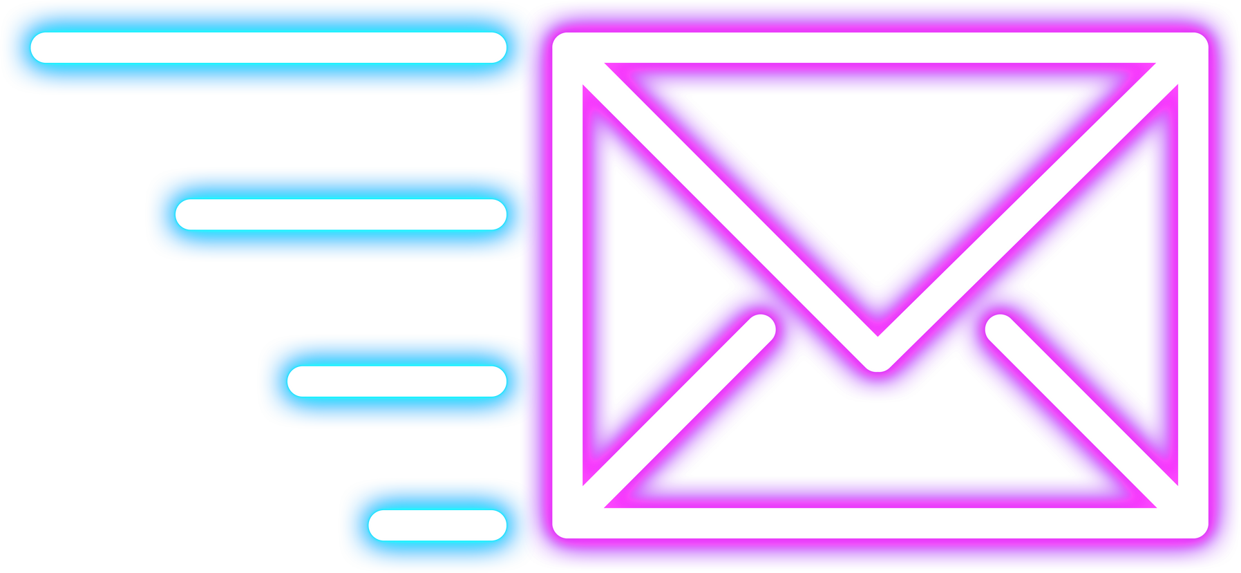 Neon Mail Icon